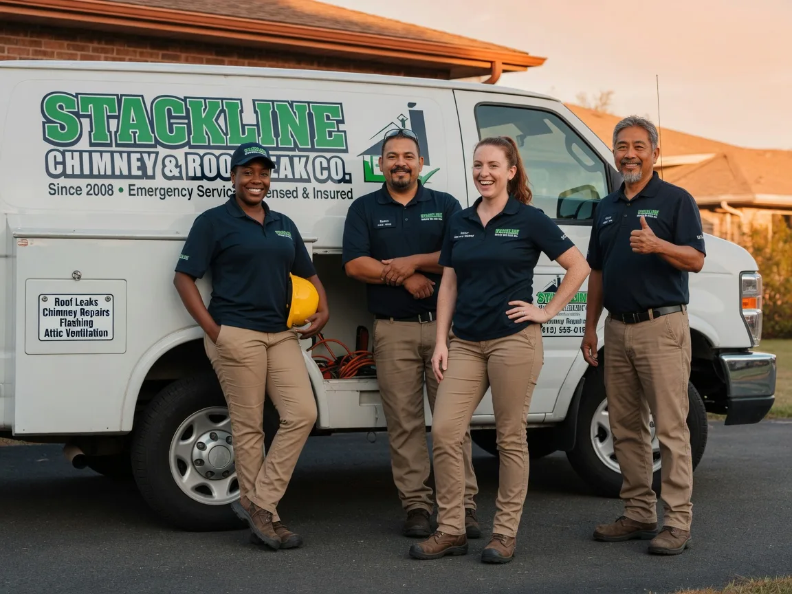 Chimney flashing repair company in Lima, IL